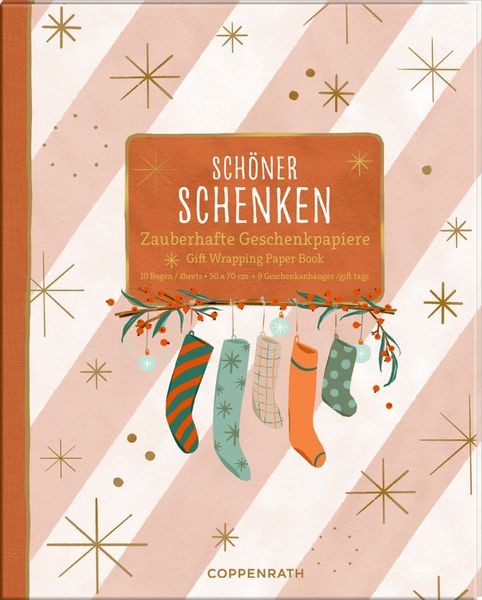 Geschenkpapier Motiv &quot;Cozy Christmas&quot; (10 Bogen)